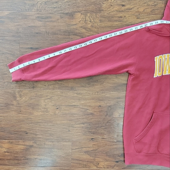 Iowa State Cyclones Embroidered Hooded Sweatshirt Size Small - Picture 8 of 8